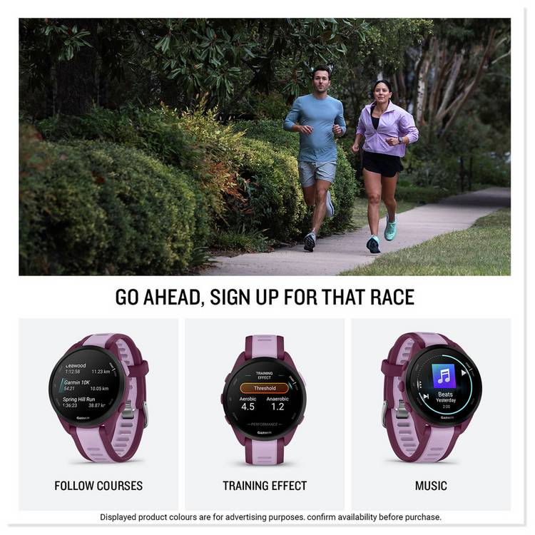 Garmin Forerunner 165 Music smartwatch turquoise, UK version