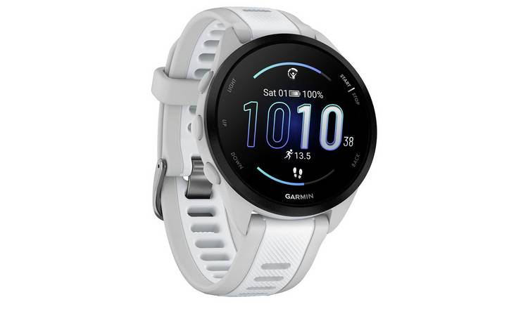 Garmin Forerunner 165 GPS running smartwatch Mist Grey 43mm, UK version