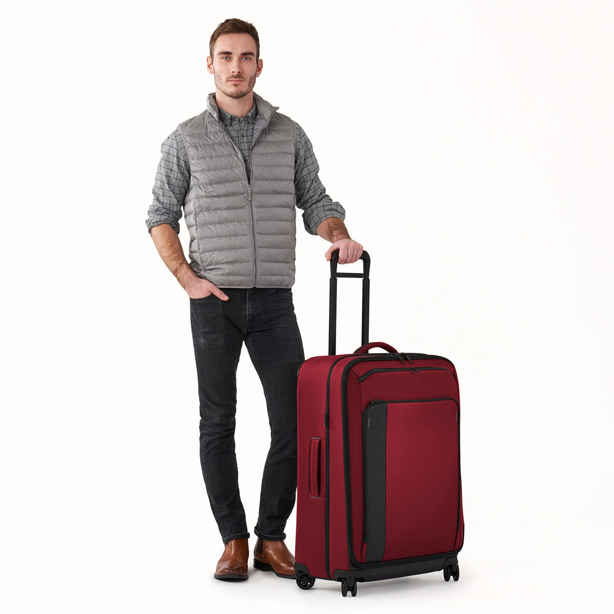 Briggs & Riley expandable spinner suitcase 74cm, imported from the UK