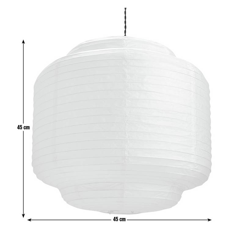 Habitat Cirro White paper lampshade 45cm - British product