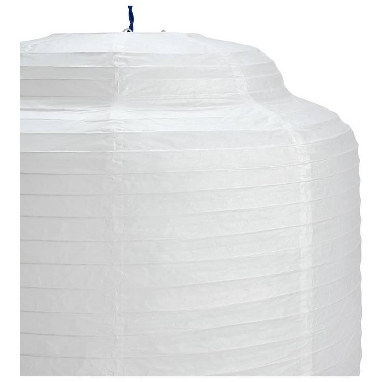 Habitat Cirro White paper lampshade 45cm - British product