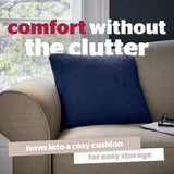 Silentnight Snugsie wearable blanket navy sparkle, imported from the UK