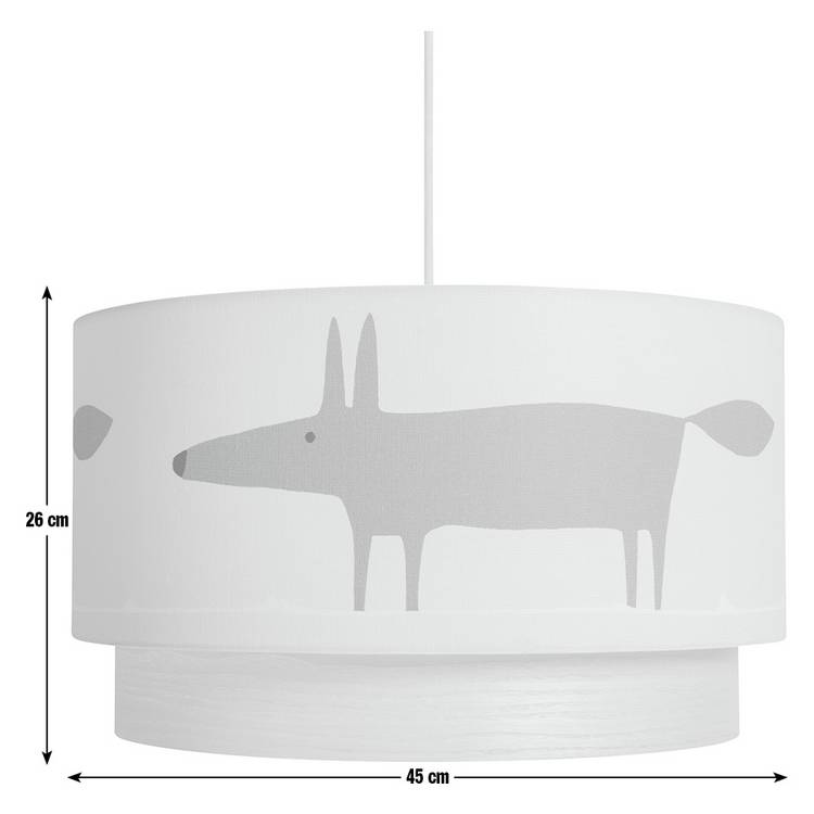 Habitat Mr Fox 2-tier lampshade 45cm - British product