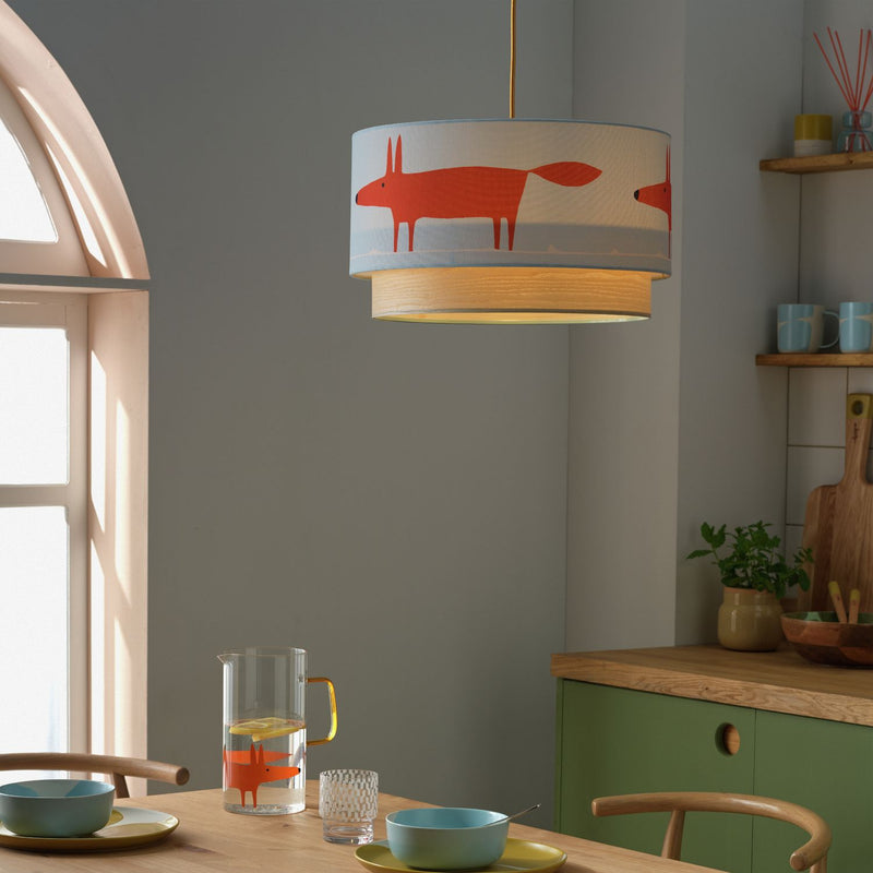Habitat Mr Fox 2-tier lampshade 45cm - British product