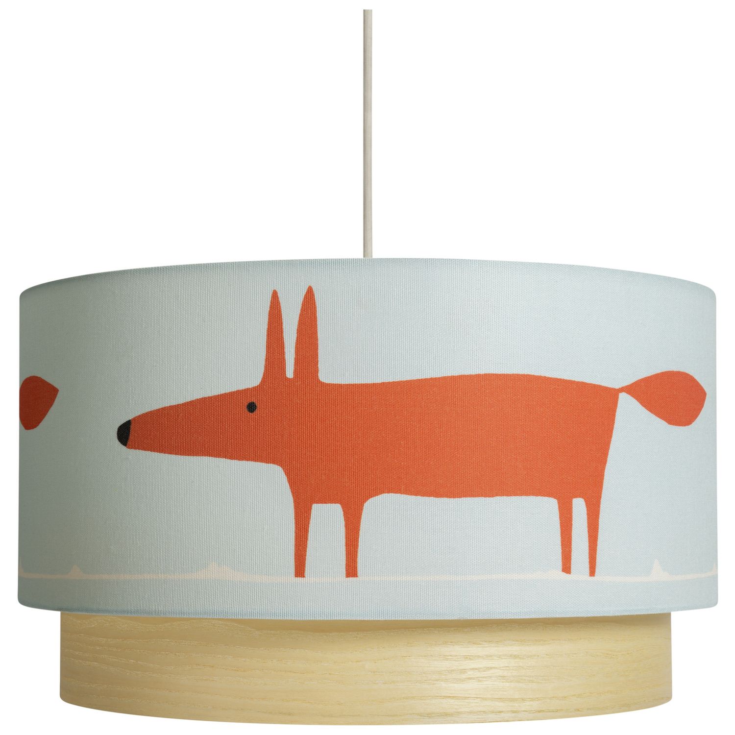 Habitat Mr Fox 2-tier lampshade 45cm - British product