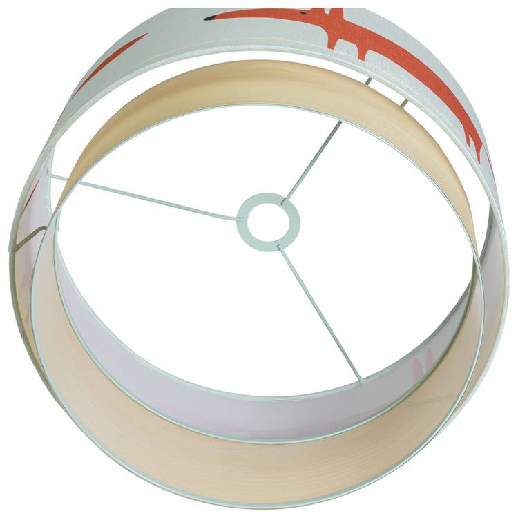 Habitat Mr Fox 2-tier lampshade 45cm - British product