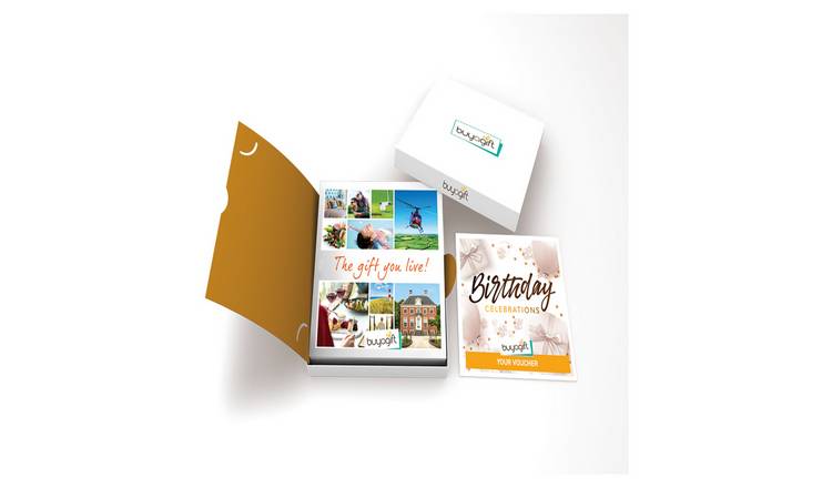 Buyagift Birthday Celebrations Box gift experience imported from the UK