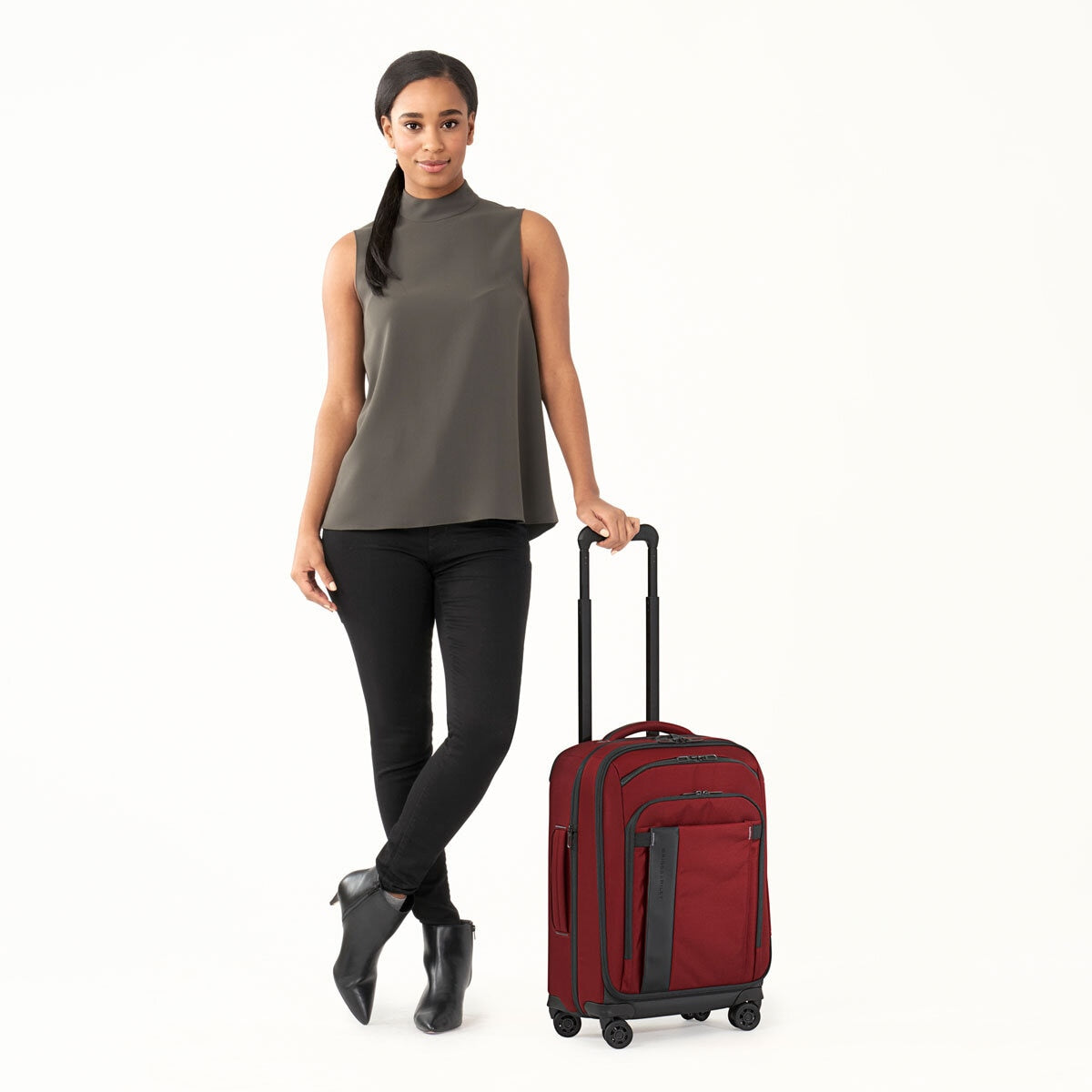 Briggs & Riley ZDX 53cm carry-on spinner luggage, imported from the UK