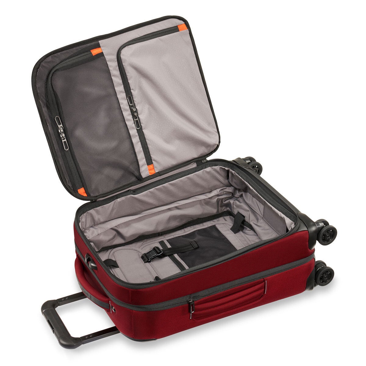 Briggs & Riley ZDX 53cm carry-on spinner suitcase in Brick (British brand)
