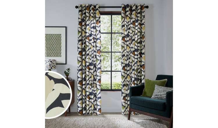 Habitat Scion Padukka eyelet curtains multi 117x137cm, UK version