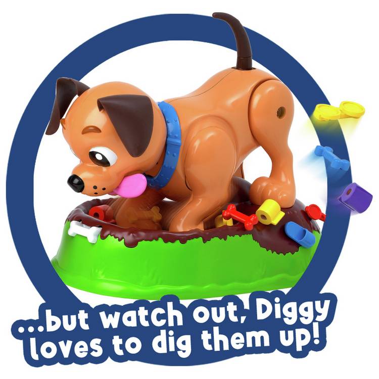 Diggy the Dog electronic hide-and-seek game, UK version