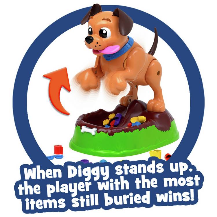 Diggy the Dog electronic hide-and-seek game, UK version