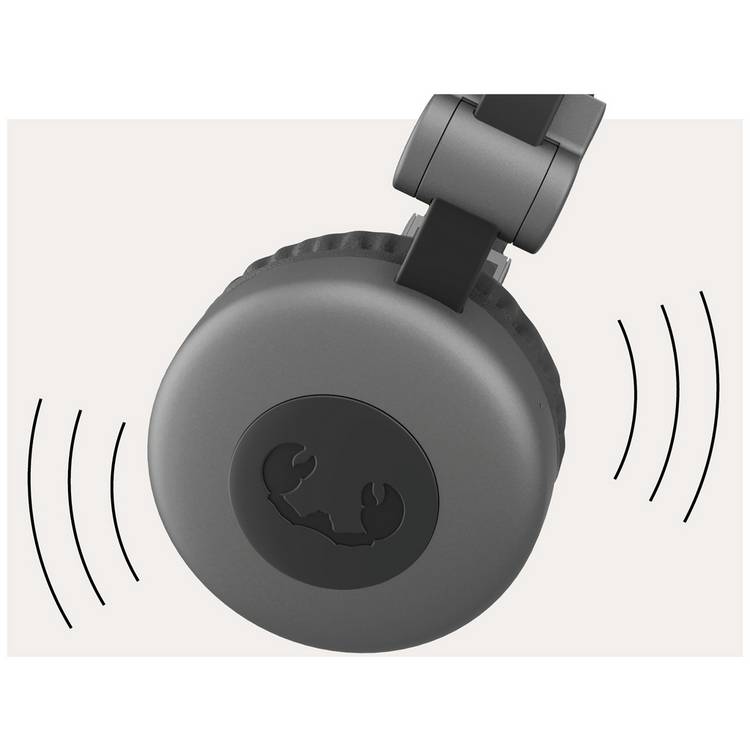Fresh 'n Rebel on-ear wireless headphones grey, imported from the UK