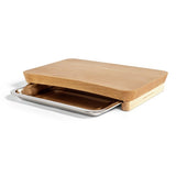 Sebastian Conran beech wood chopping station with tray (British brand)