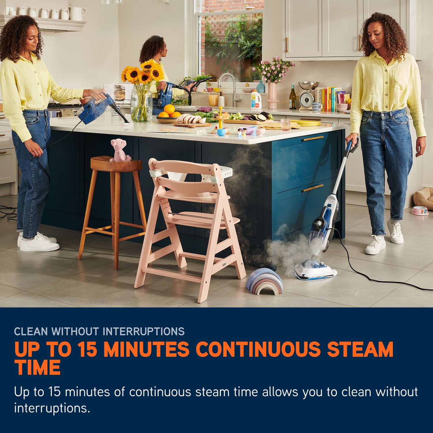 Vax Steam Fresh Home Steam Mop, imported from the UK