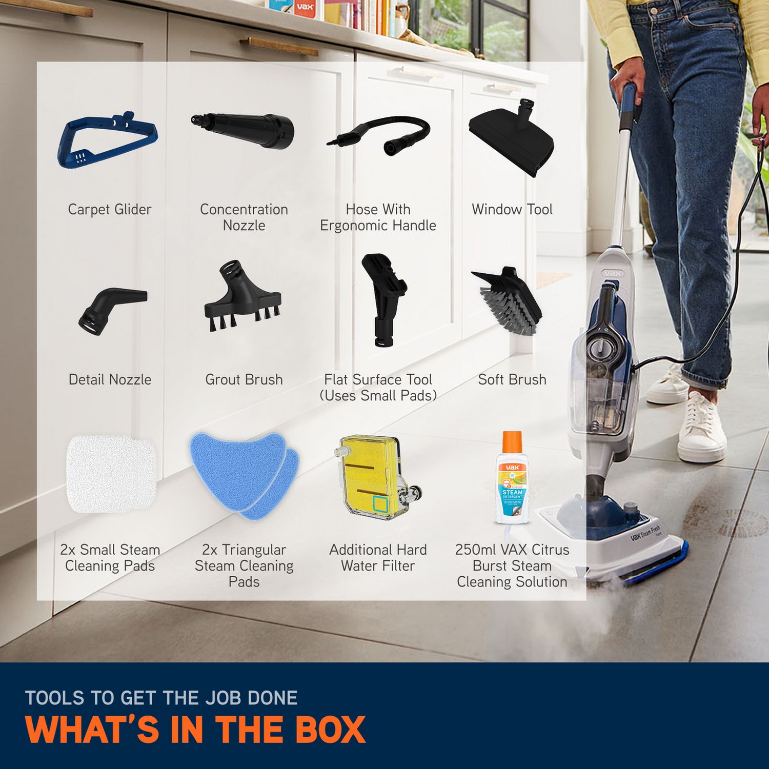 Vax Steam Fresh Home Steam Mop, imported from the UK