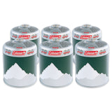 Coleman C500 gas cartridge set of 6, imported from the UK
