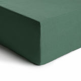 Habitat Cotton Rich 180 TC Leaf Green Fitted Sheet - King