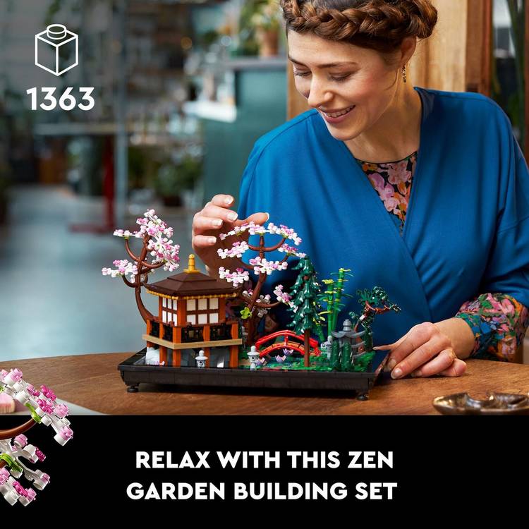 LEGO Tranquil Garden building set 1363 pieces, imported from the UK