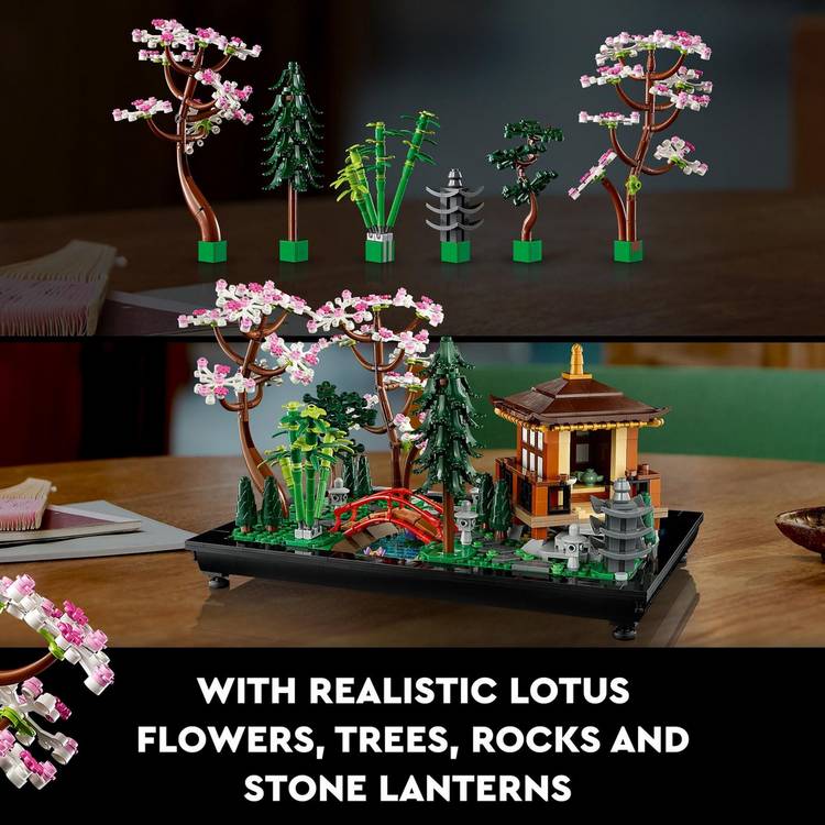 LEGO Tranquil Garden building set 1363 pieces, imported from the UK