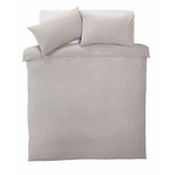 Silentnight Supersoft Plain Dove Grey Bedding Set - Double