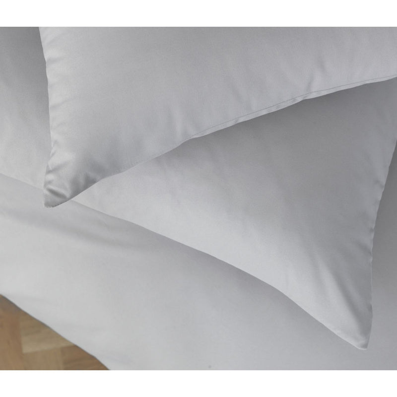 Silentnight Supersoft Plain Dove Grey Bedding Set - Double