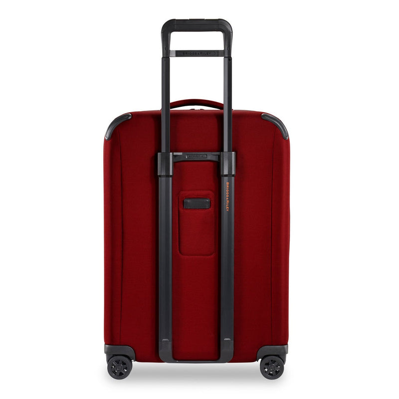 Briggs & Riley medium expandable 4 wheel spinner suitcase 66cm Brick, imported from the UK