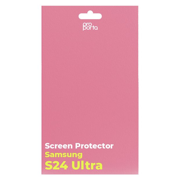 Proporta Samsung S24 Ultra glass screen protector, imported from the UK