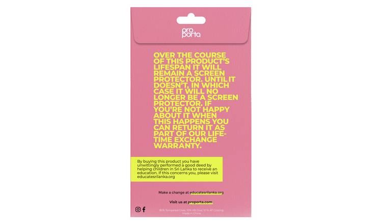 Proporta Samsung S24 Ultra glass screen protector, imported from the UK