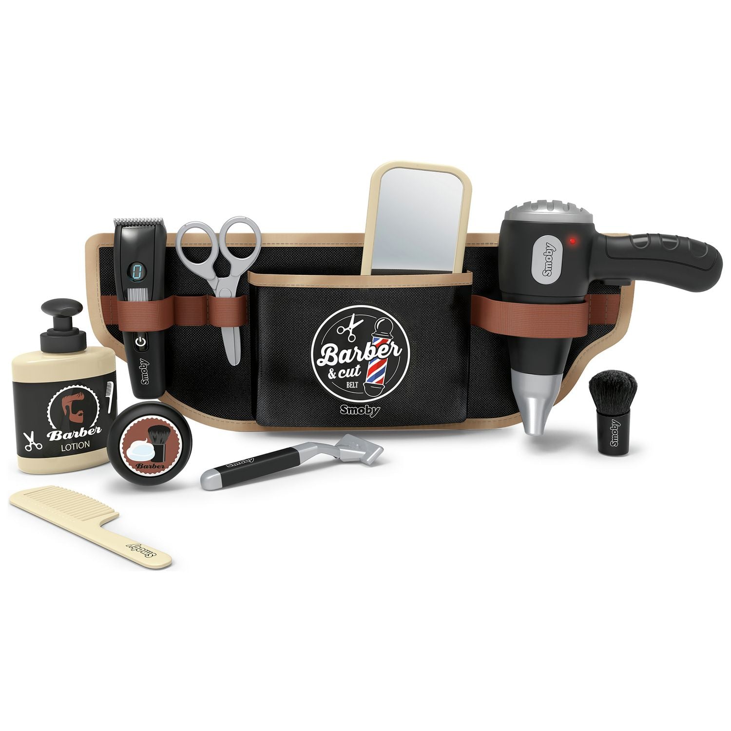 Smoby Barber Tool Belt role play toy, imported from the UK