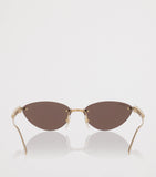 Cartier cat-eye sunglasses with gold-tone metal frames - British product