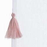 Argos Home Brights tassel voile white curtain 145x229cm, imported from the UK
