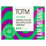 TOTM Organic Cotton Non-Applicator Tampons Super   18 per pack GOODS M&S   