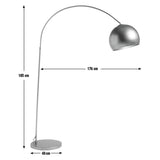 Habitat large arc floor lamp H185cm, imported from the UK