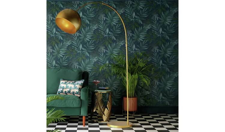Habitat large arc floor lamp H185cm, imported from the UK