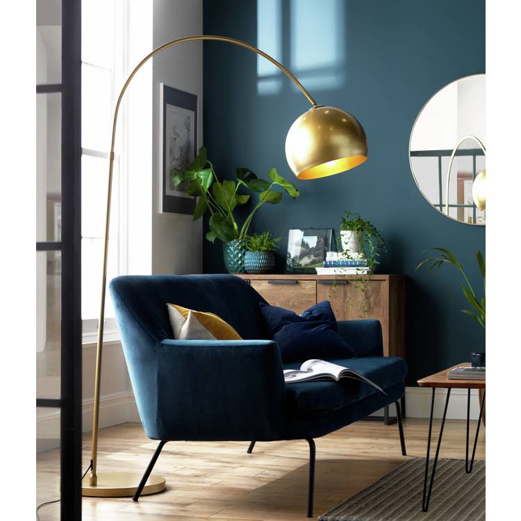 Habitat large arc floor lamp H185cm, imported from the UK