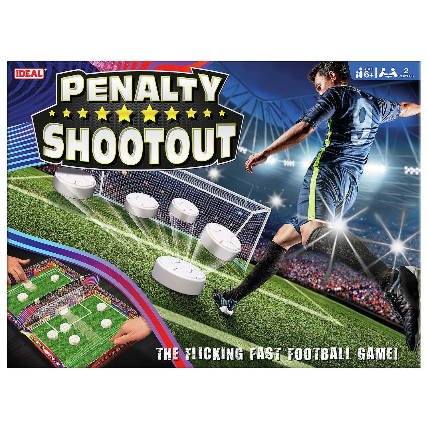 Ideal Penalty Shootout Game fold-out stadium (British brand)