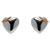 Olivia Burton heart stud earrings 8mm, imported from the UK
