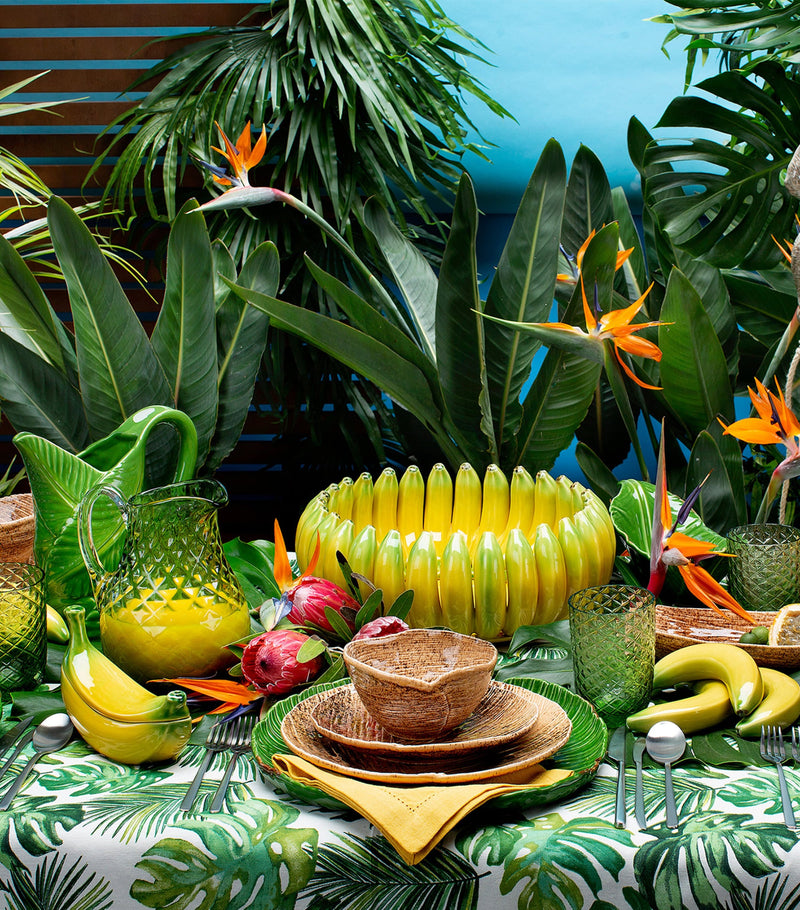 Bordallo Pinheiro banana centrepiece bowl 38cm - British product