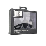 Loving Joy metal butt plug set gold set of 3 (British brand)