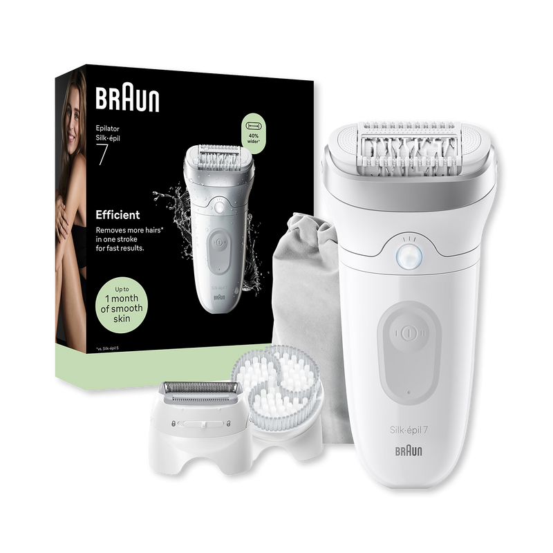 Braun Silk·épil 7 wet and dry epilator silver - British product