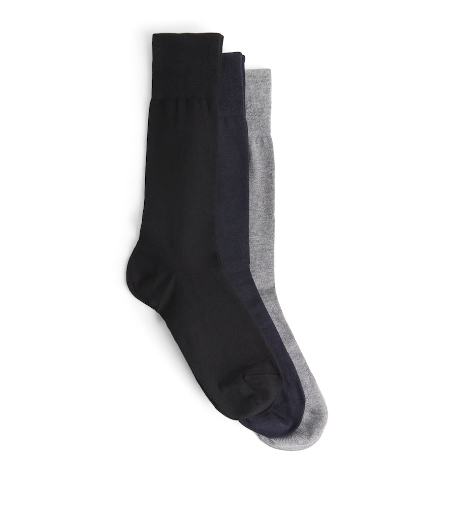 Harrods pack of 3 logo socks - British product