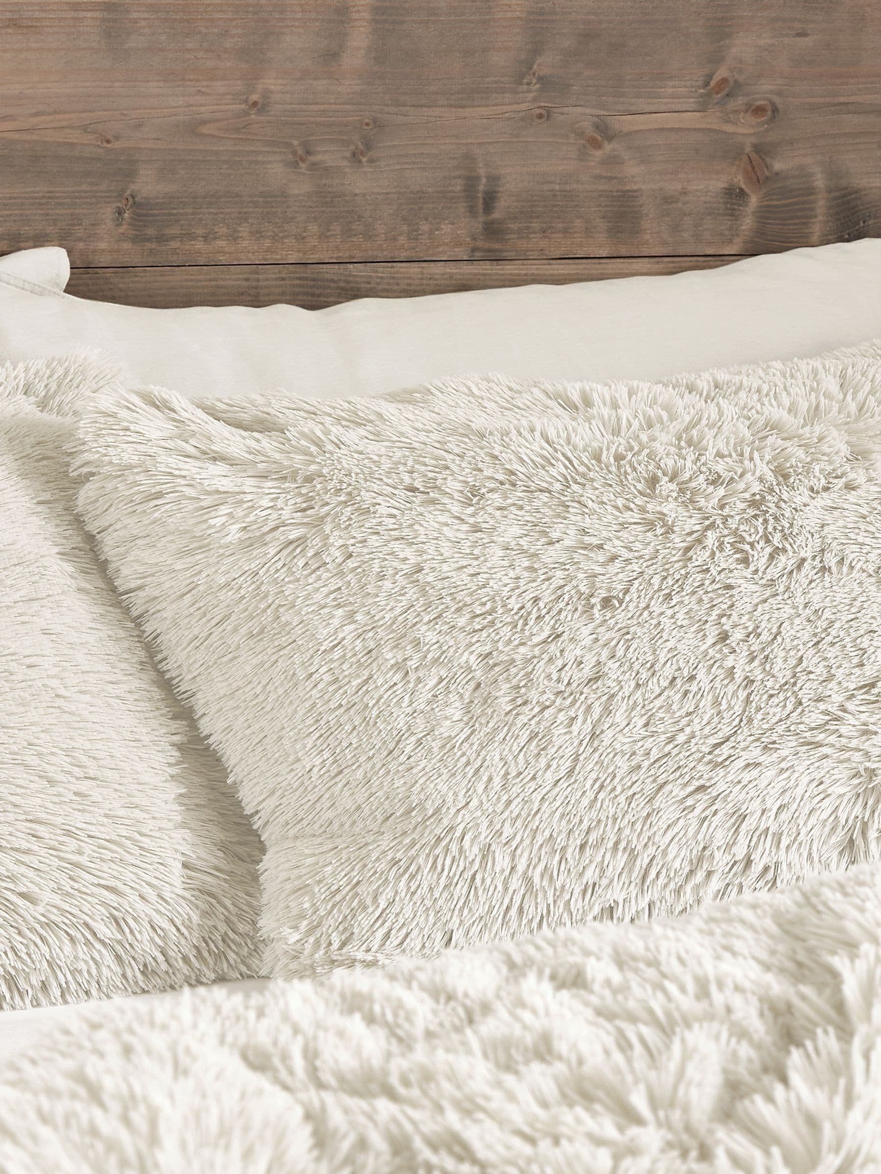 Catherine Lansfield Pink So Soft Cuddly Deep Pile Duvet Cover and Pillowcase Set - British product