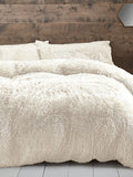 Catherine Lansfield Pink So Soft Cuddly Deep Pile Duvet Cover and Pillowcase Set - British product
