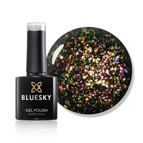 Bluesky Gel Polish The Big Bang multi coloured glitter - British product