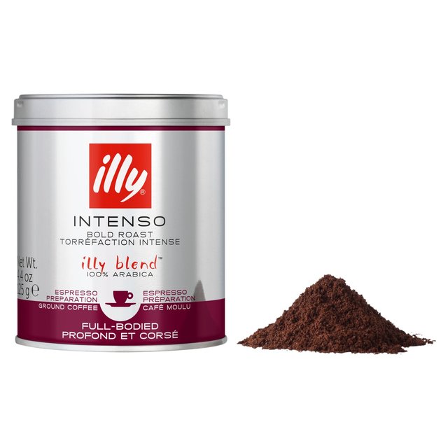 illy Dark Ground Coffee Bold Roast   125g GOODS M&S   