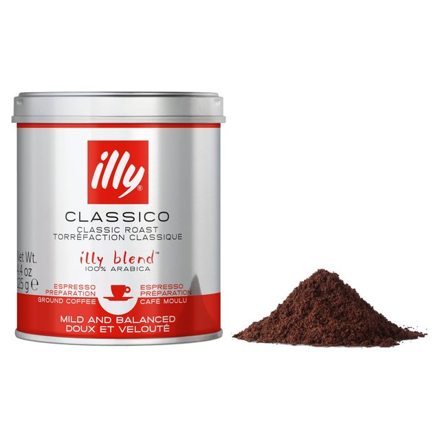 illy Espresso Coffee Classic Roast   125g