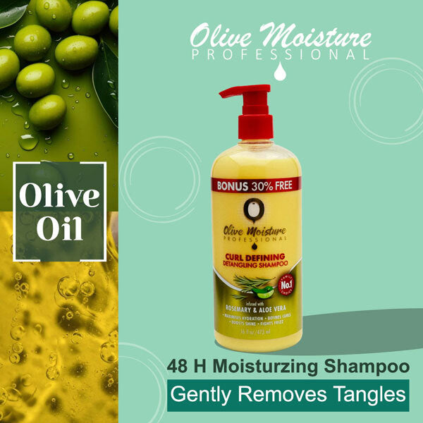 Olive Moisture curl defining detangling shampoo (British brand)