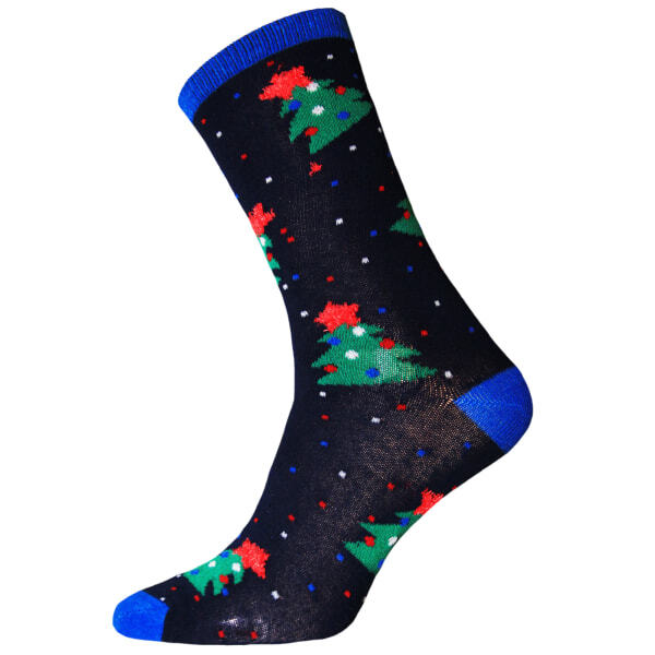 RJM Mens Christmas Socks (UK 7-11) GOODS Superdrug Navy  