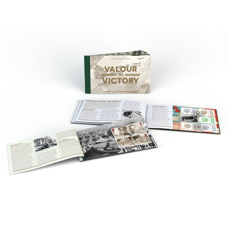 Royal Mail Stories of WWII Prestige Stamp Book (British brand)